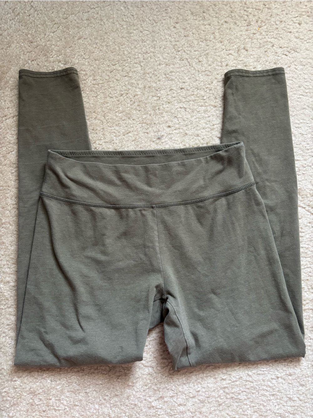 Aerie High-Waist Olive Green Leggings